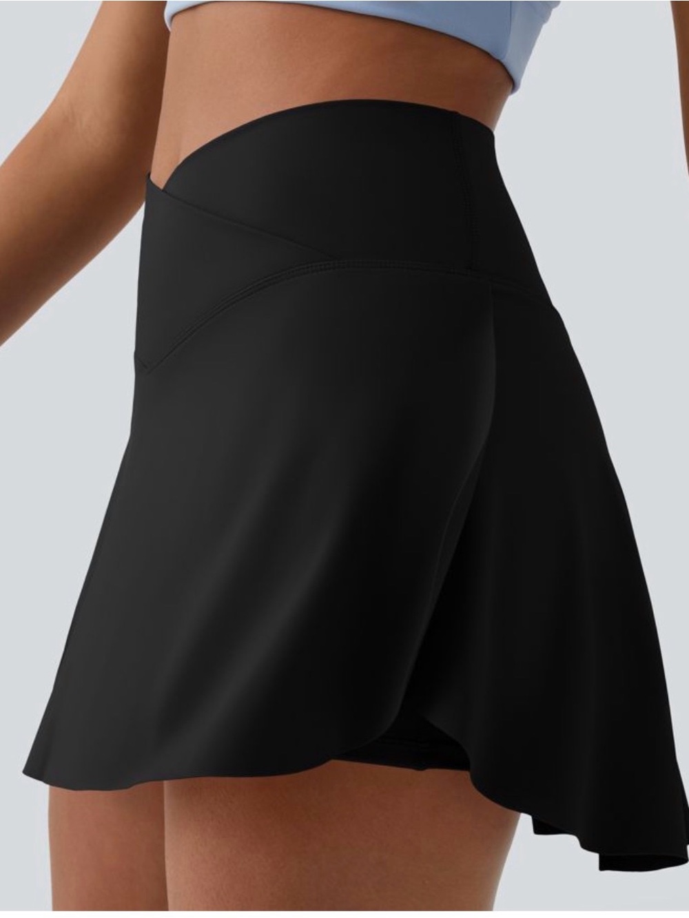 HALARA Black Athletic Skort
